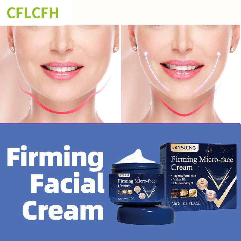 V Shape Slimming Cream Face Firming Lift Double Chin Tighten Mandibular Line Removal Facial Muscle Masseter Fat Burning Cream