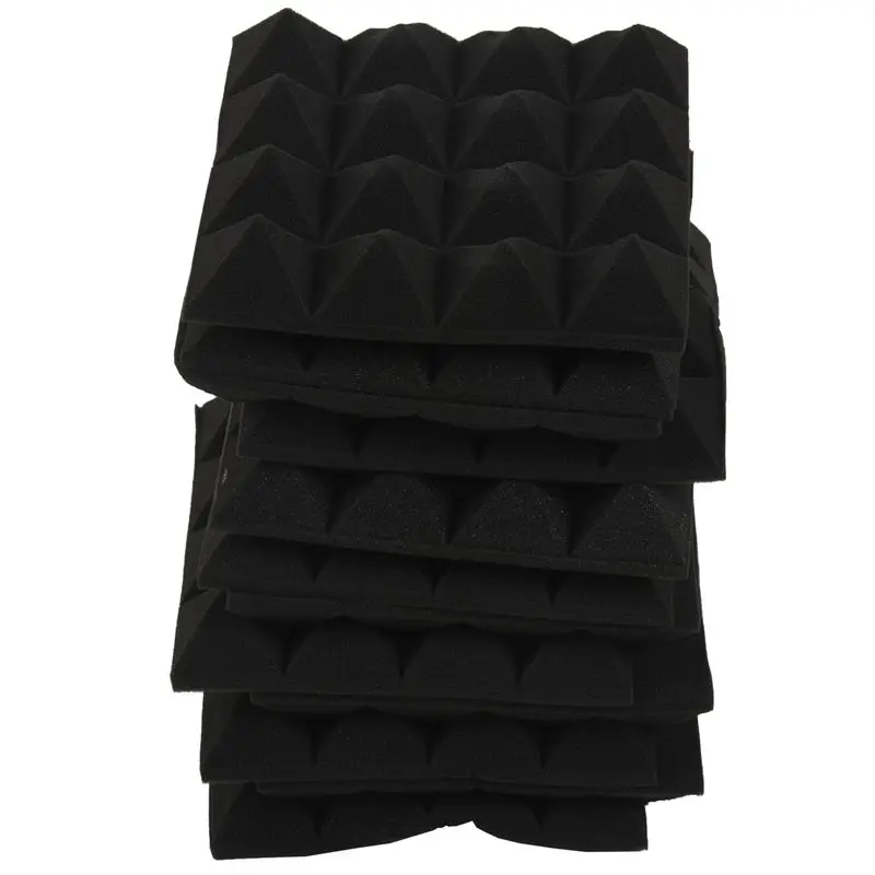 

AEF6-72 шт. - Звукоизоляционные панели из звукопоглощающей пены в форме пирамид для студийной обработки стен