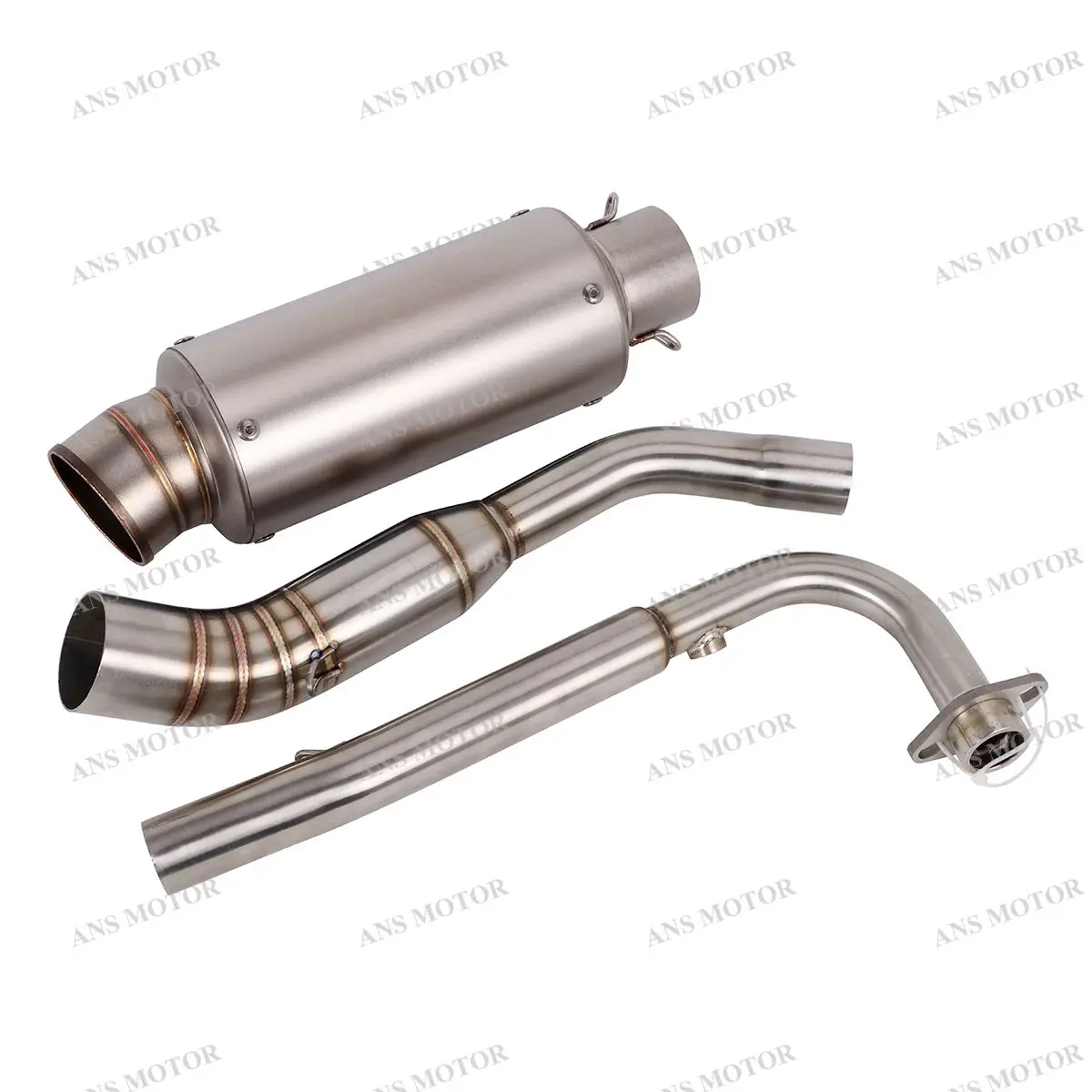 For Kawasaki Z125 /Z125 PRO 2013-2024 Motorcycle Exhaust Escape Full System Slip On Muffler With Removable DB Killer