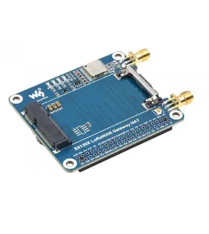 Модуль шлюза LoRaWAN (B) Waveshare SX1303 868 м/915 м для Raspberry Pi, стандартный разъем Mini-PCIe, передача на большой радиус действия