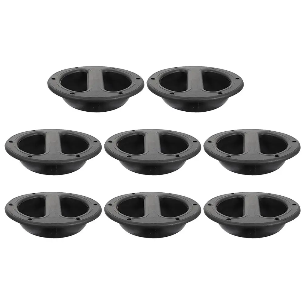 8pcs 146x38mm Round Speaker Handle Abs Stage Loudspeaker Cabinet Grip Box Replace Broken Hardware Pull For Instrument Case