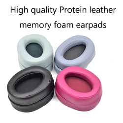 High Quality Protein leather Memory Foam Replacement Earpads Cushion for Sony MDR-100AAP 100A H600A Headphones Headset Cover