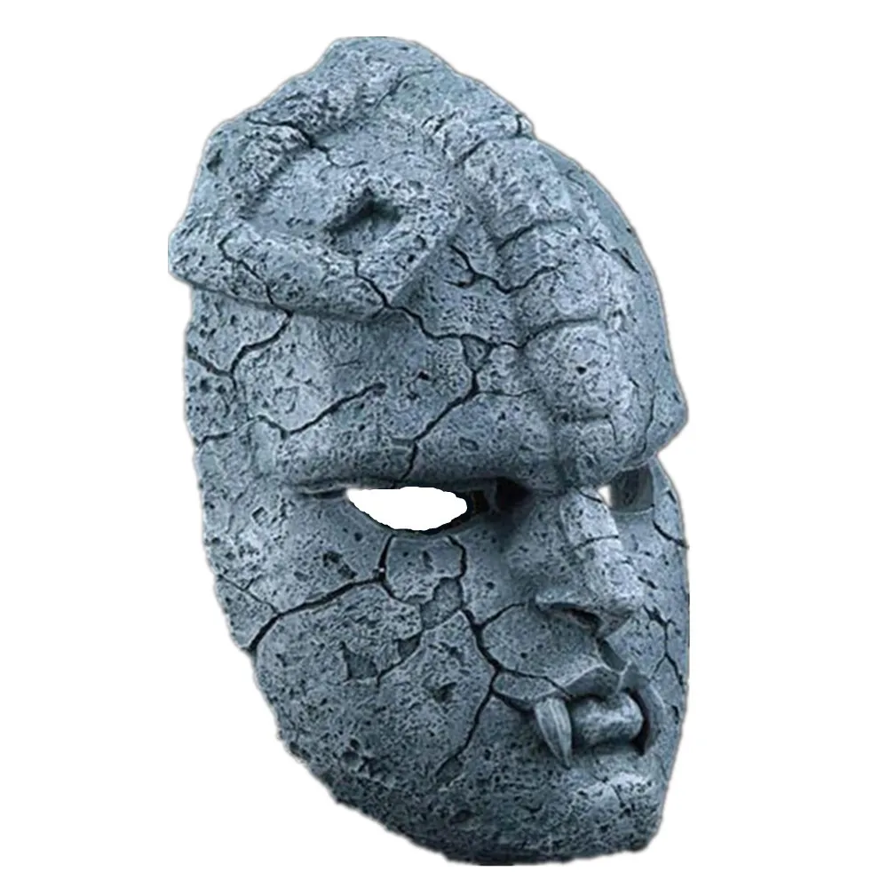 new Horror Phantom Blood Stone Headwear Mask Anime JoJo Cosplay Bizarre Adventure Costume Accessories Helmet For Halloween