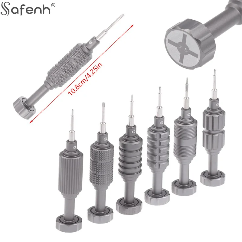 

TE674 Прецизионная отвертка высокой твердости 0,6 0,8 1,2 1,5 T2 2,5 Крест с цветком сливы для внутренней разборки нижней части телефона