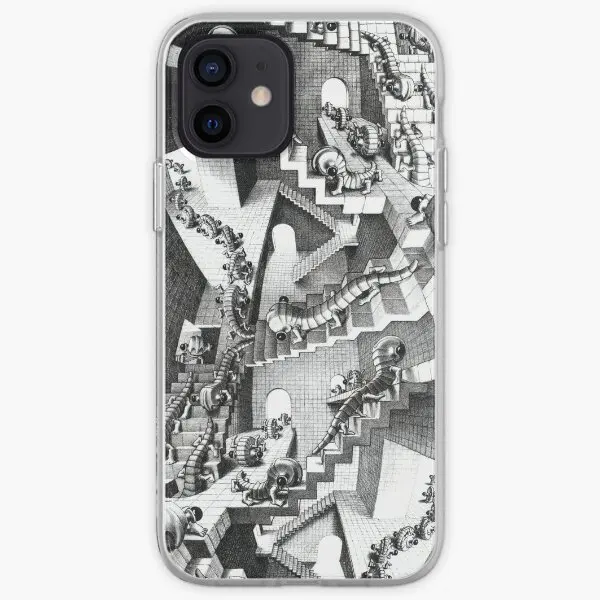 Maurits Cornelis Escher M C Escher Pain  Phone Case Customizable for iPhone 6 6S 7 8 Plus 11 12 13 14 Pro Max Mini X XS XR Max