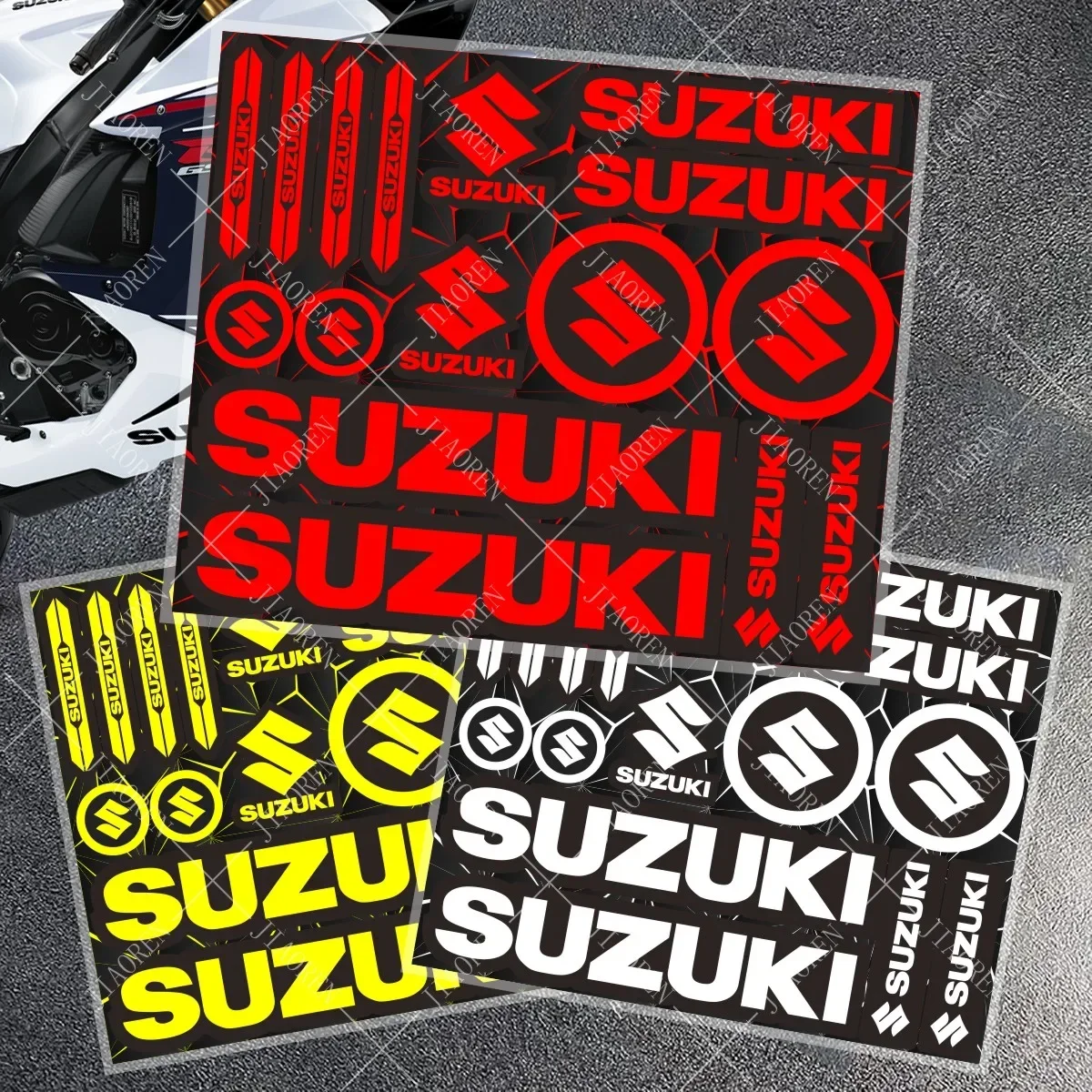 Vinyl Suzuki Sticker Logo Helmet Car Tank Decal image 2