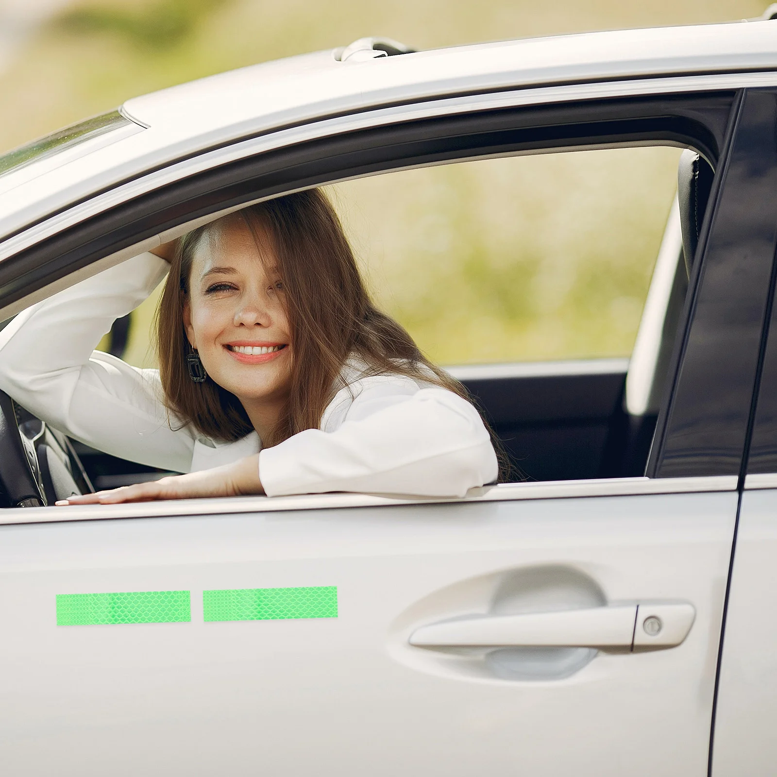 Reflective Stickers Black Duct Tape Practical Safety Warning Luminous Fluorescent Pvc Indicator