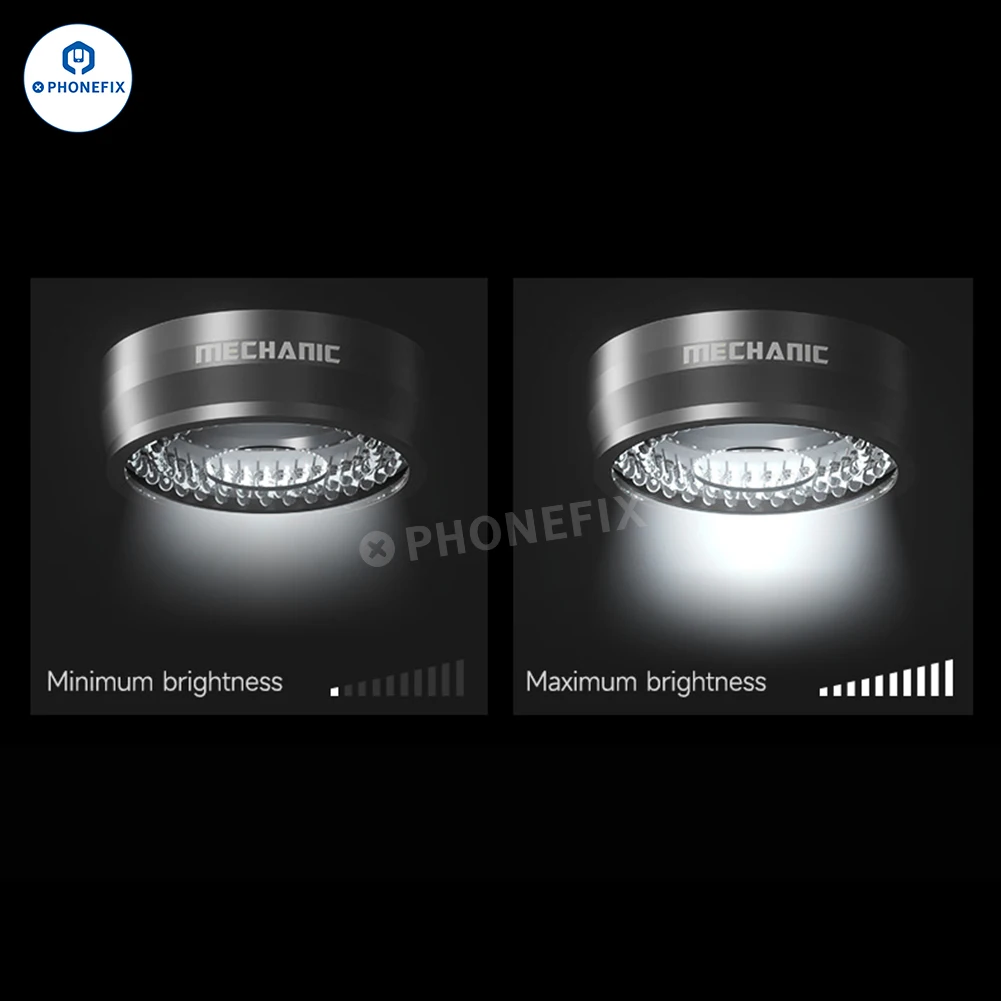 Imagem -03 - Anel de Luz Polarizada para Microscópio Mecânico Ls720 Elimina Reflexão Ultra Brilhante 48 mm para a Maioria dos Microscópios Estéreo