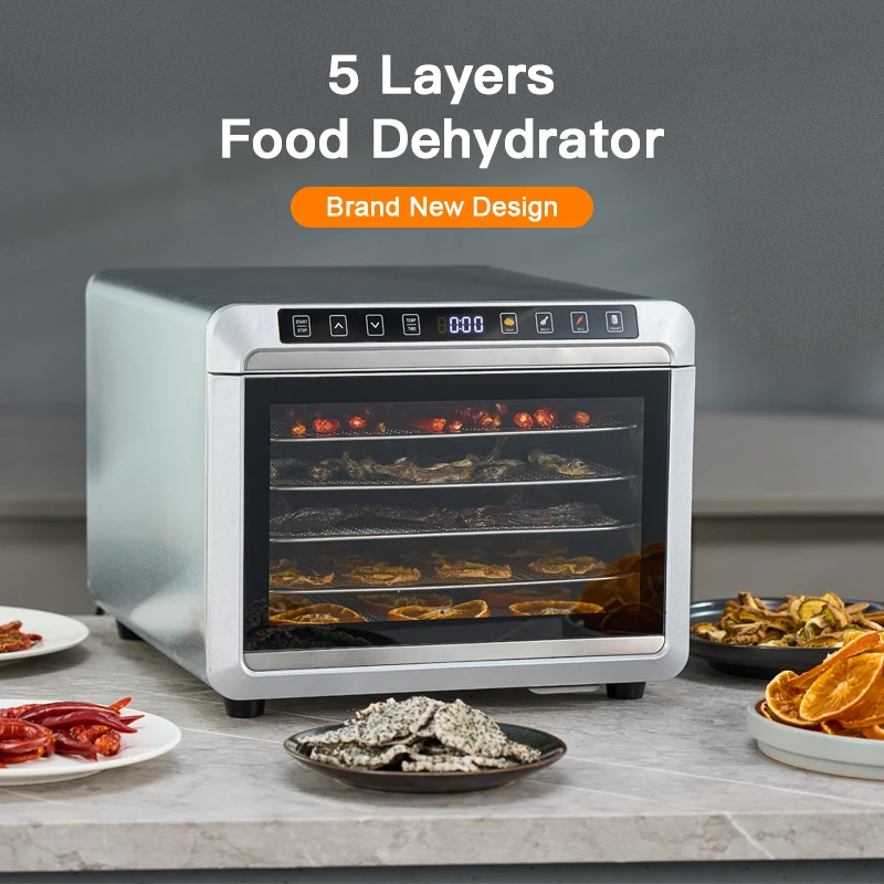 

5 Trays Food Drying Machine Household Pet Snack Food Drying Machine Fruit Drying Machine