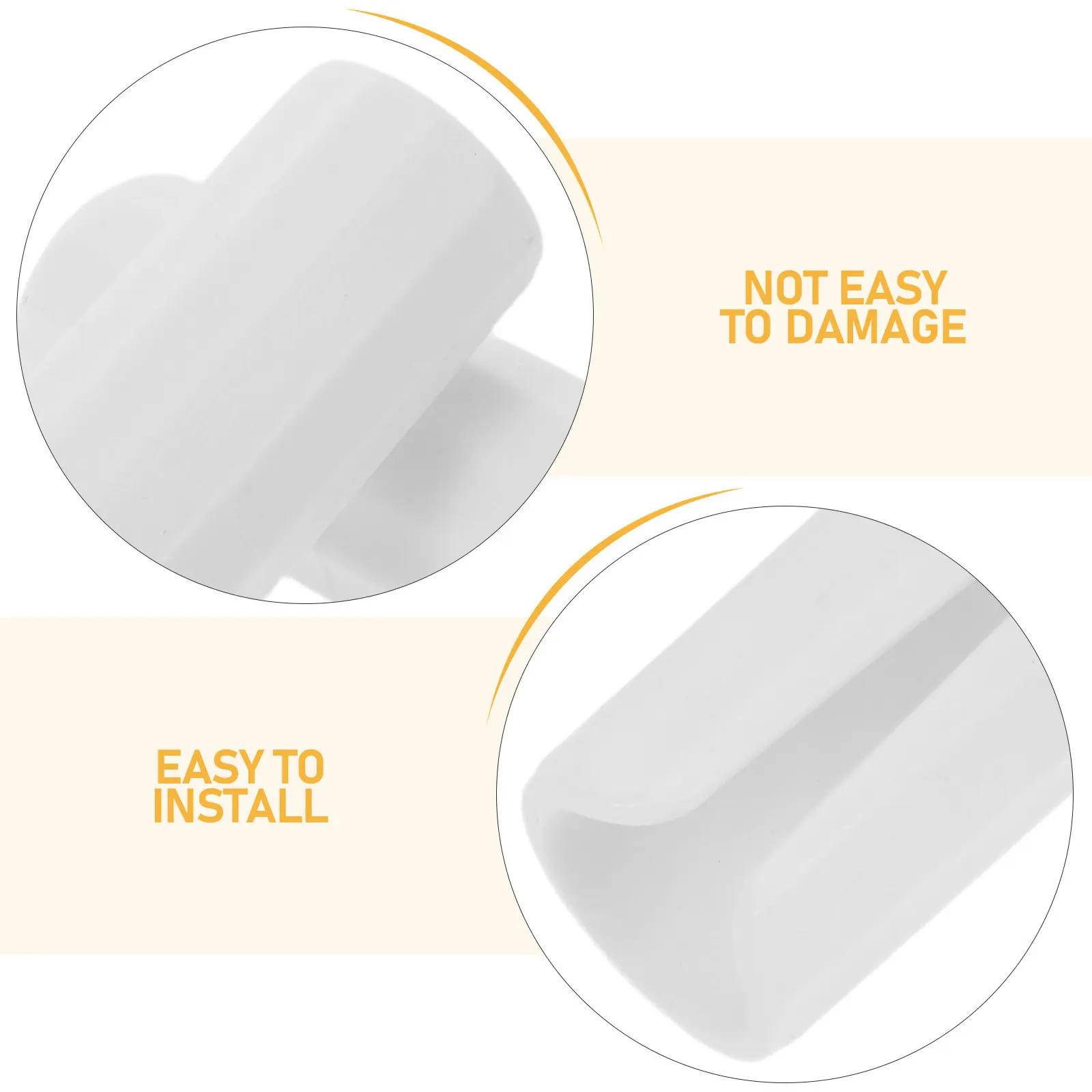 50Pcs White Bed Sheet Fixed Clip Set Nonslip Fitted Sheet Grippers for Mattress Edge Corner Holders Smooth Wrinkle-Free Bedding
