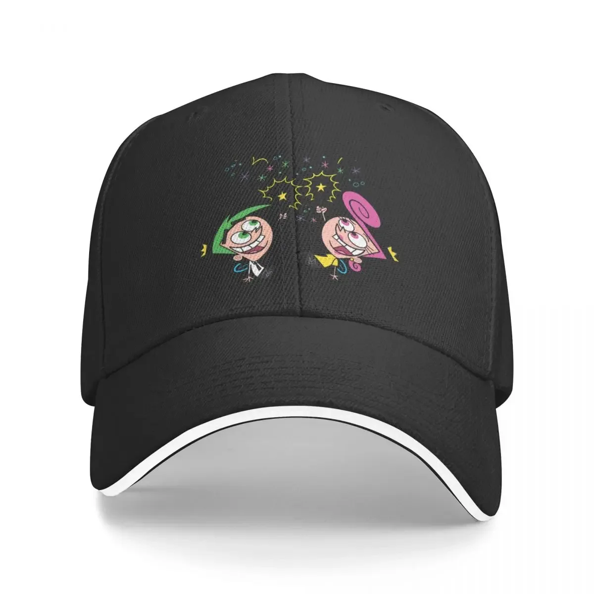 Fairly Odd Parents | Cosmo and Wanda Baseball Cap Rave summer hat Rugby Men's Baseball Women's