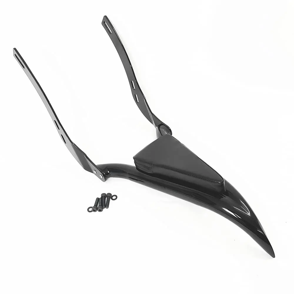 Black Motorcycle Backrest Sissy Bar for 2018-2024 Indian Scout Bobber Rogue Sixty Twenty Passenger Back Rest Sissybar Rear Pad