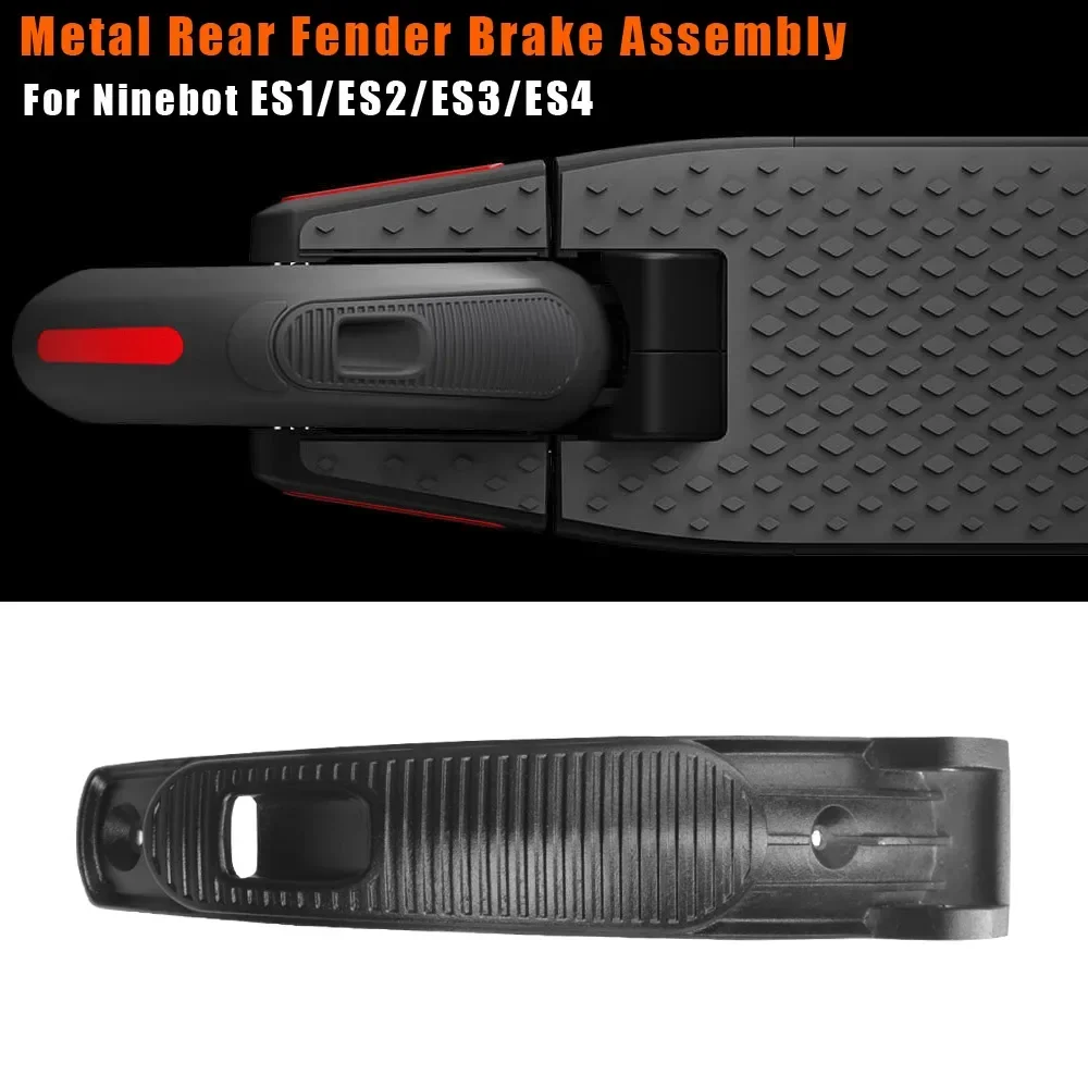 ترقية سكوتر معدني الفرامل الخلفية درابزين ل Ninebot ES1 ES2 ES4 سكوتر كهربائي الخلفي قطعة من نسيج الجمعية اكسسوارات أجزاء