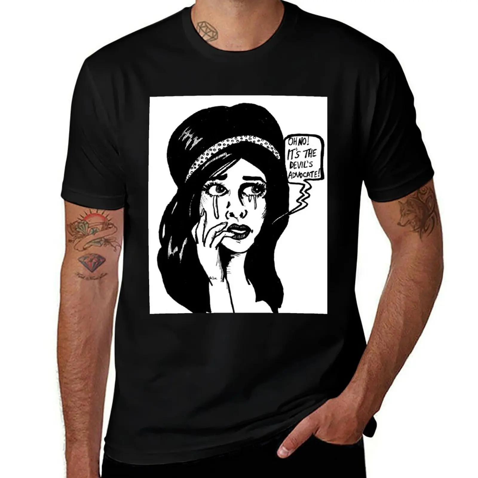 Devil's Advocate T-Shirt g man t shirts for men man t shirt graphic t shirt men 100% cotton luxury brand T-Shirt