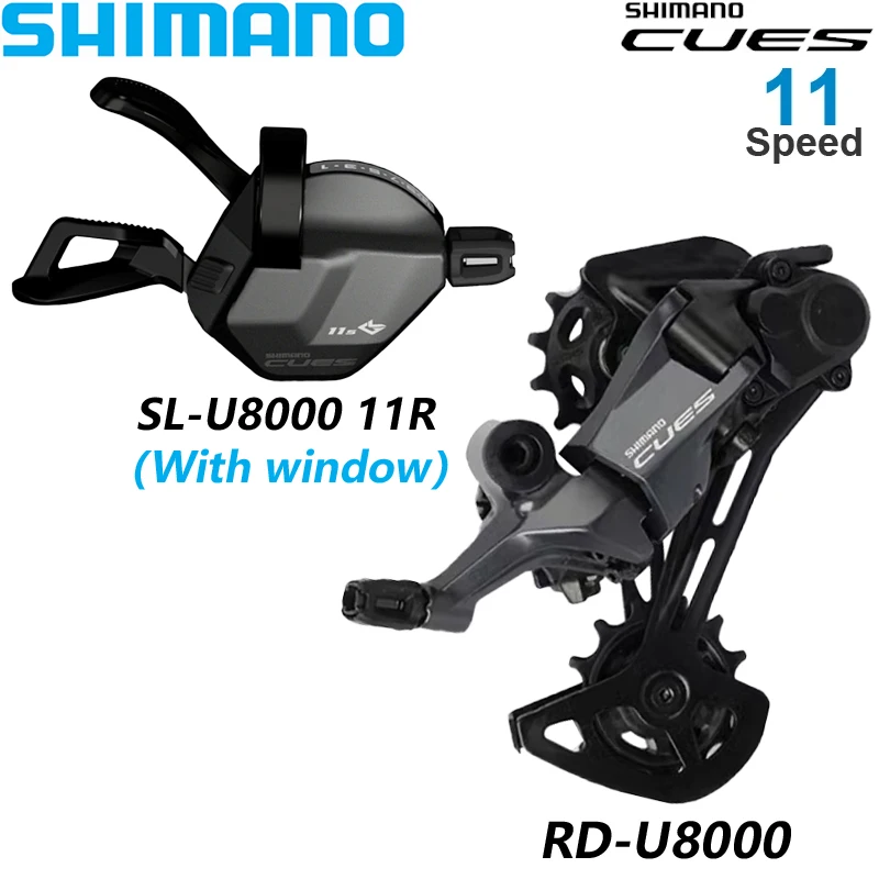 SHIMANO CUES U8000 11 Speed Groupset Shifter SL-U8000-11R and Rear Derailleur RD-U8000 MAX 50T Bike Derailleur Original Parts