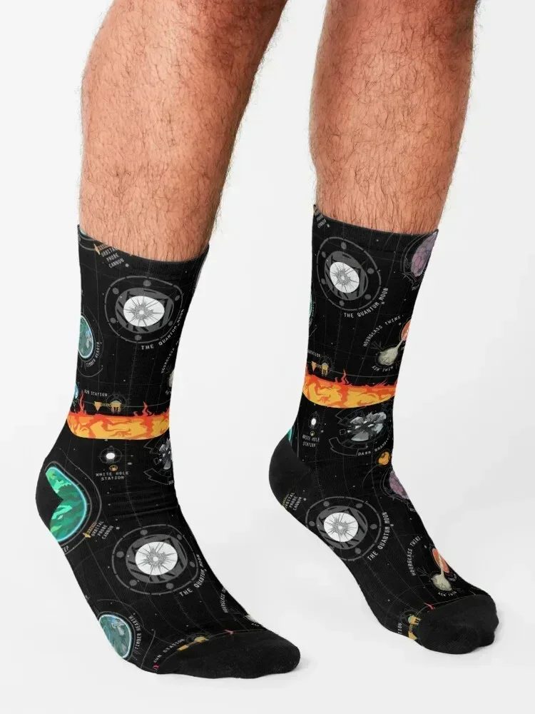 Outer Wilds System Socks gifts Lots custom winter Girl'S Socks Men's