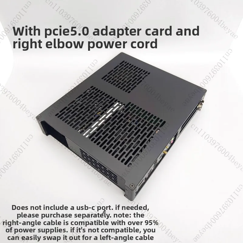 S35 chassis 4-liter portable mini ITX flat small host, supporting dual fan graphics card