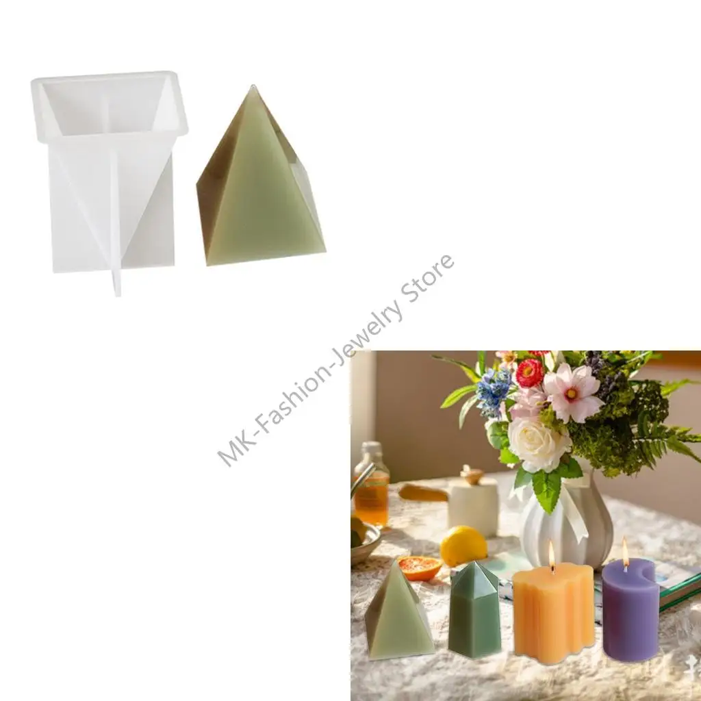 

Q6PF Пищевая кладка Силиконовые формы свечей уникальные дизайны для домашних декора