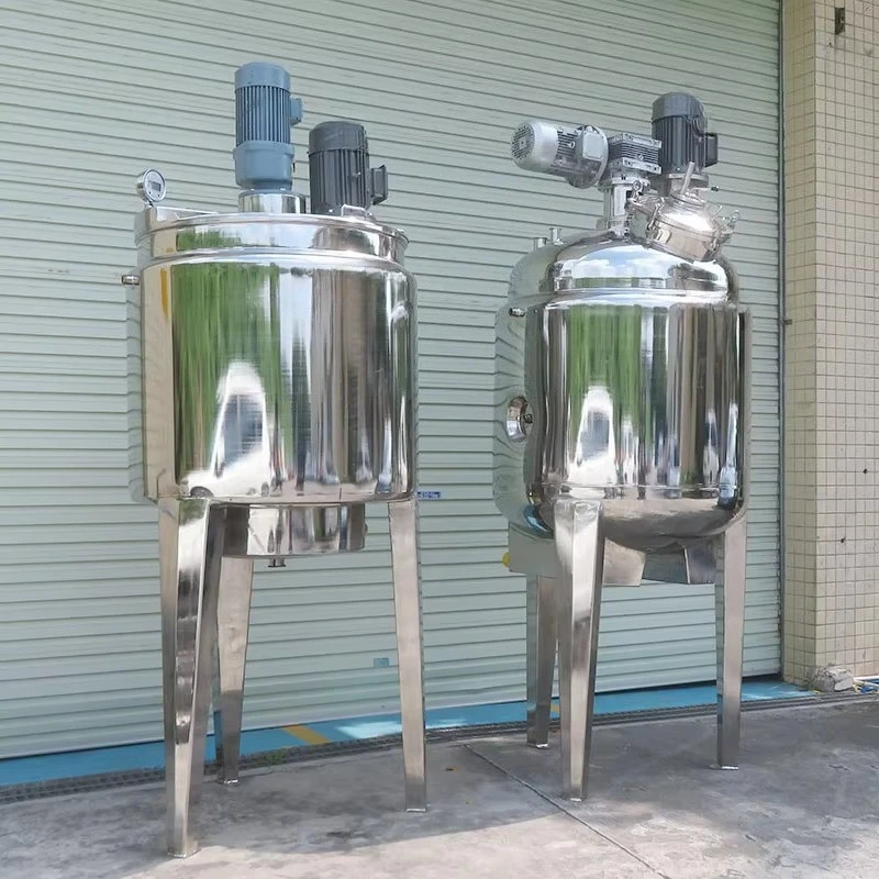 Disperse emulsion mixing tank Cosmetics emulsion gel making machine
