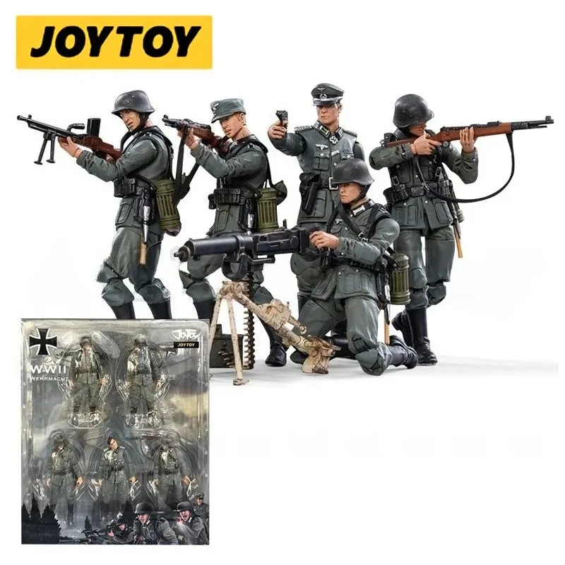 JOYTOY 1/18 3.75 figurine d'action de la seconde guerre mondiale, infanterie et officier soviétique, Wehrmacht allemande, modèle militaire en stock, cadeau