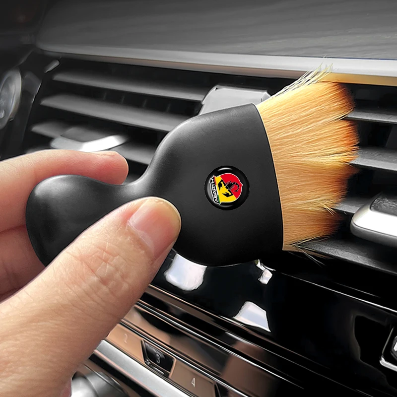 Car Cleaning Tool Soft Brush Dust Remover Interior Accsesories For Fiat Grande Punto Abarth Tipo Stilo Ducato Palio 500x Bravo