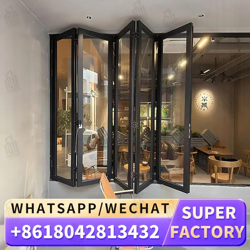 

Customizable European Style Windows Foldable Door Ideal for Office Spaces Factory Made Windows Foldable Door