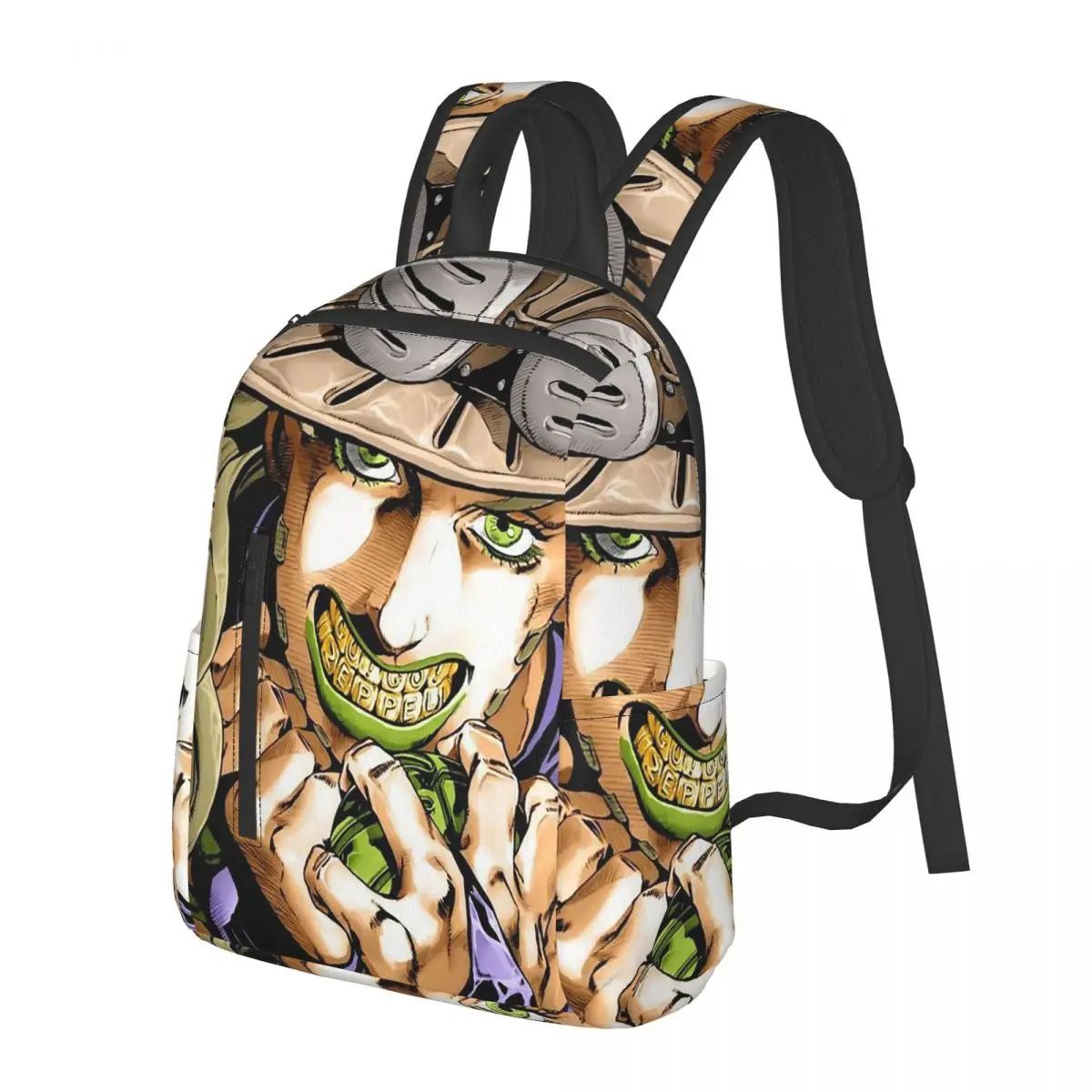 

Jojo Bizarre Adventure Anime Student Backpack School Bag Hiking Travel Daypack for Men Women Bookbag Shoulder Bags