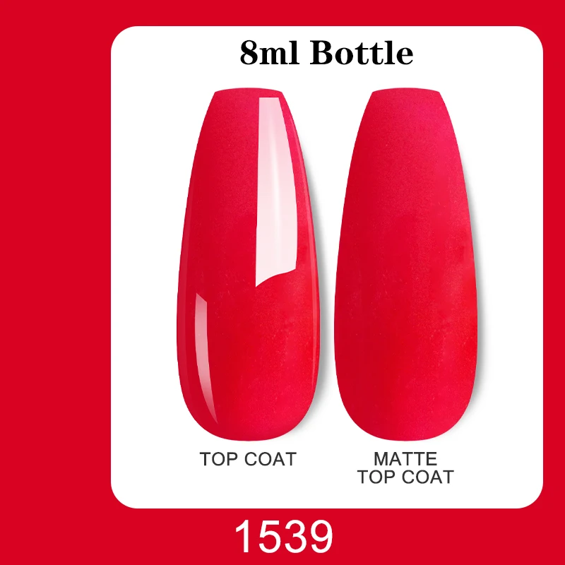 Arte Clavo 8ml Gel Nail Polish Long Lasting Gel Lacquer Red Colors Gel Polish Nail Art Decoration Nail Art Paint Design Top Coat