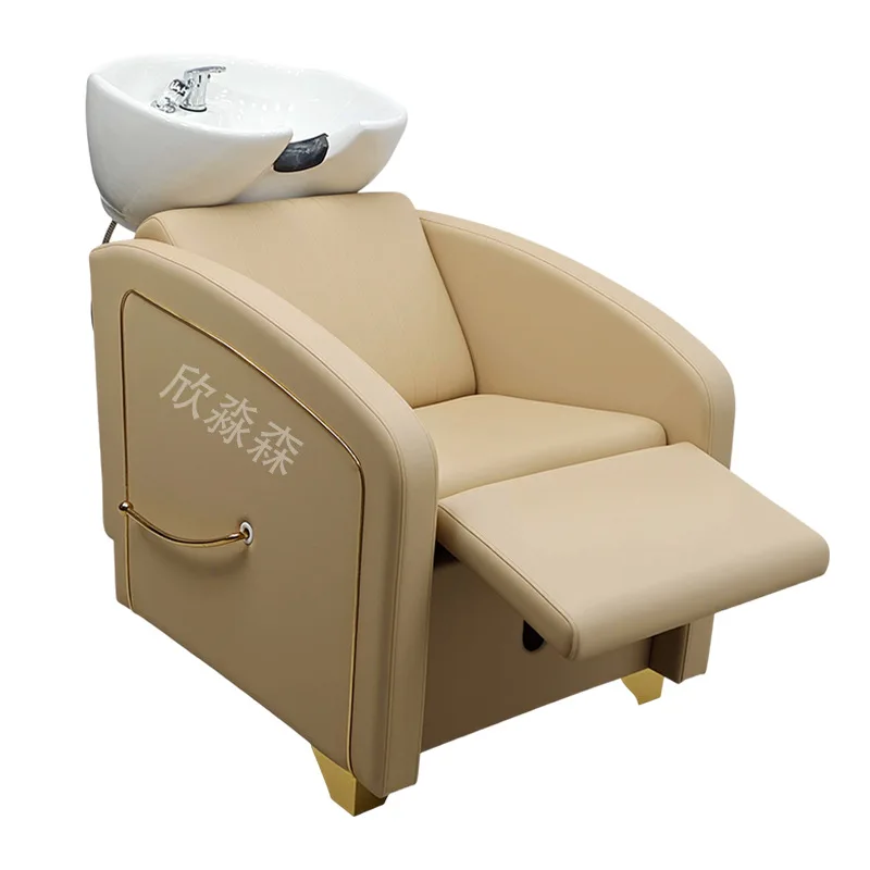 Yjq shampoo bed for barber shop hair salon hair salon special sitting salon flush bed
