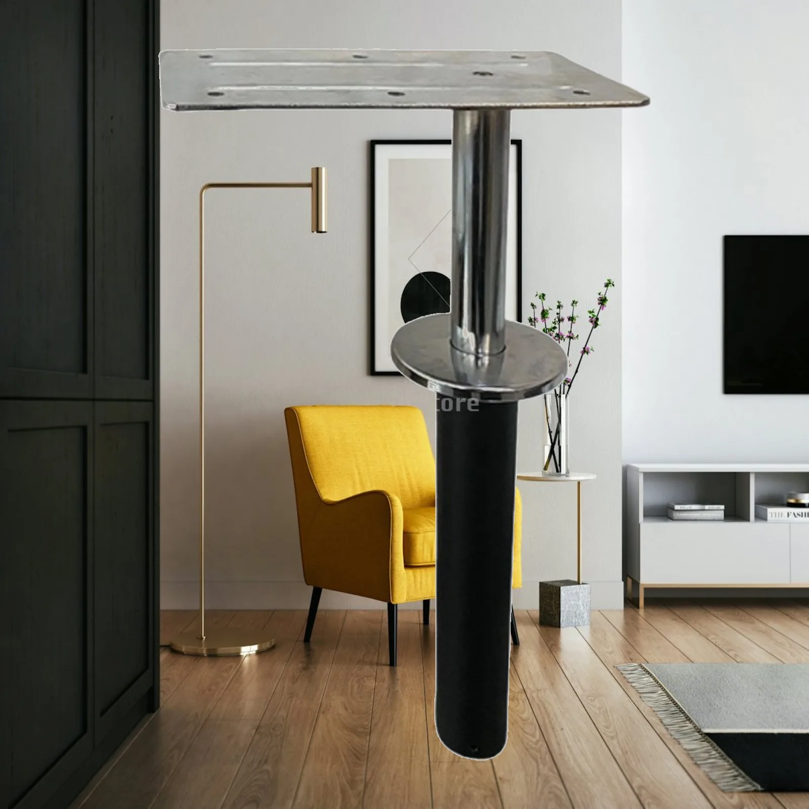 Designer Coffee Table Lift Up Mechanism Steel Desk Riser 360 Swivel Hardware for Portable Table and Sofa Use
