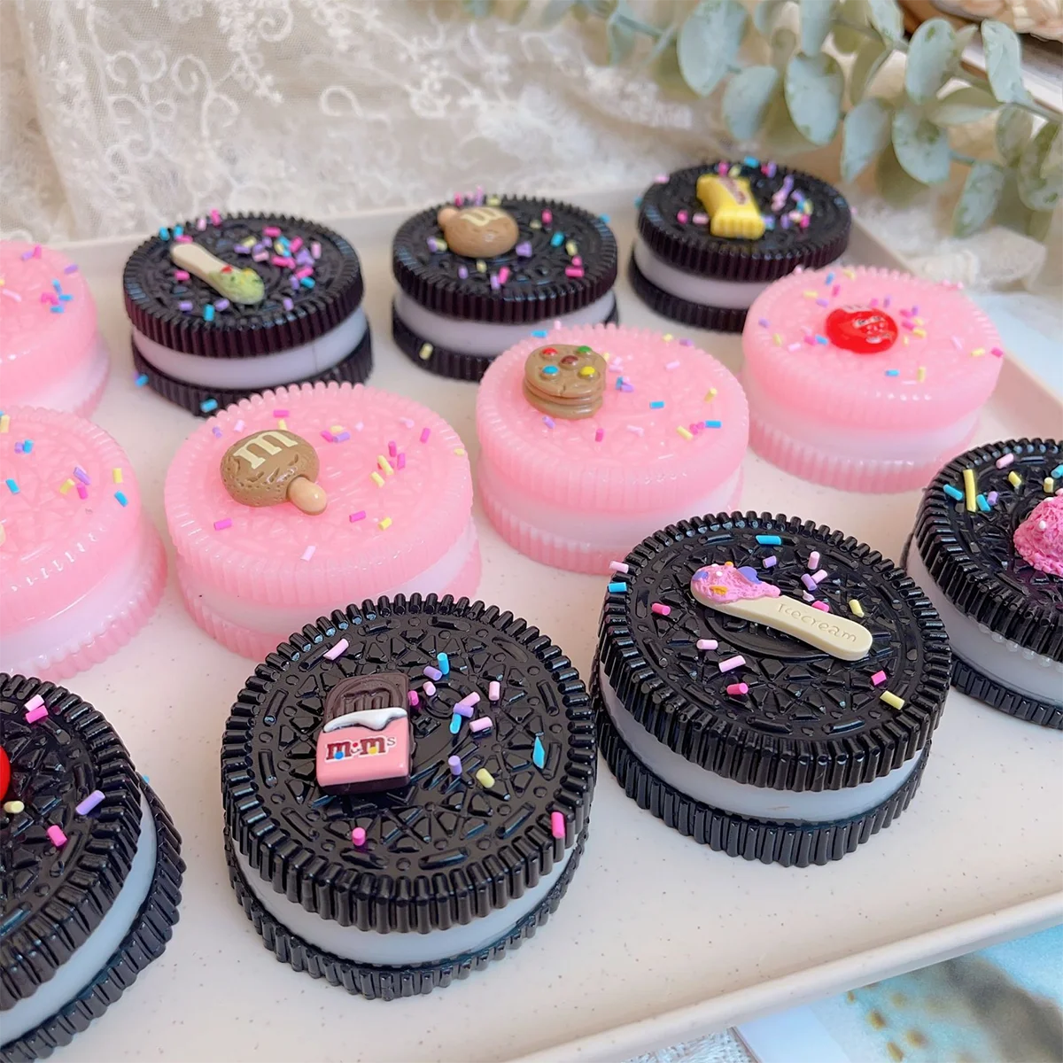 لعبة عجن أوريو الجديدة، ملمس ناعم وتخفيف الضغط عالي القيمة، لعبة بثق للأطفال