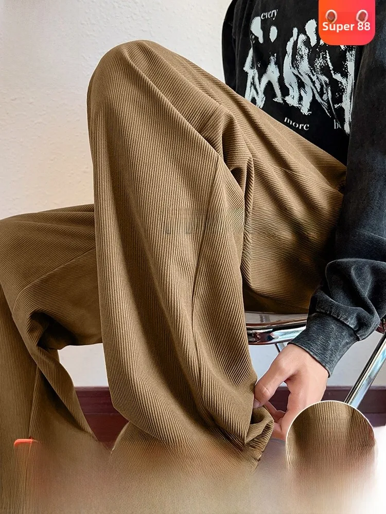 

GV Jeanswest American Свободные мужские вельветовые широкие брюки весна осень повседневные брюки молодежные Vitali Sle прямого кроя