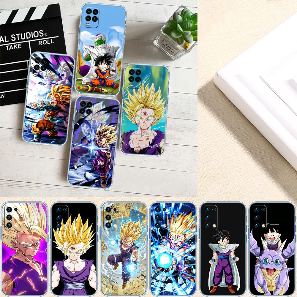 Funda LO36 Dragon Ball Gohan para Motorola E13 E15 E20 E22 E22I E22S E30 E32 E40 E7 E7I G Plus Power Play Stylus G22 G14