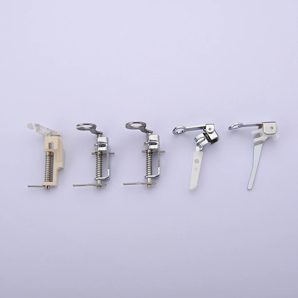

5pcs Sewing Machine Presser Kit Free Motion Quilting Foot Household Darning Tool Multi-Function Stitching Accessories