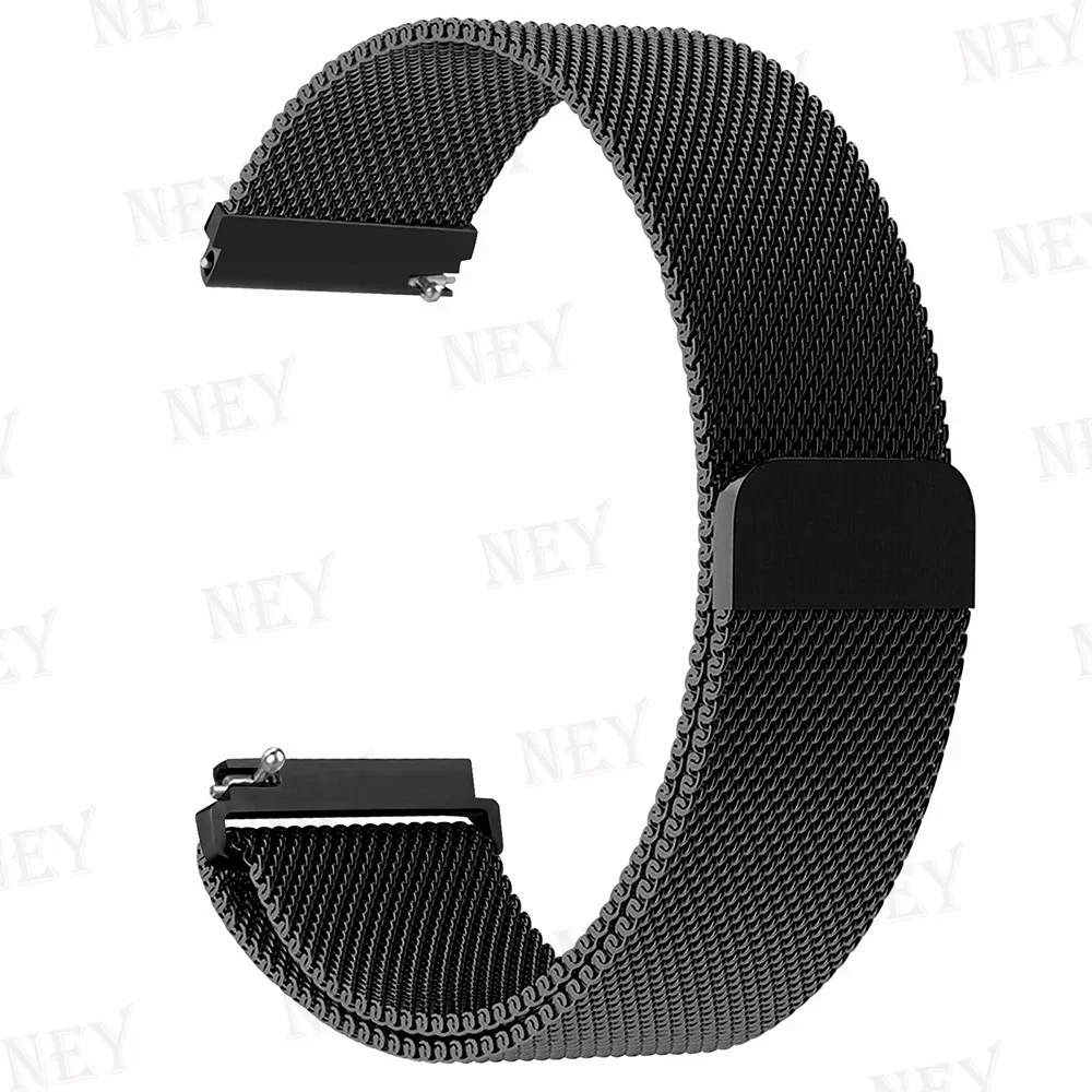 20 mm/22 mm Milanaise-Band für Amazfit GTS/2/2e/3/4/GTS2 Mini/GTR 47 mm/GTR2/3/4/Pro Stratos Metallarmband Amazfit Bip 3 Pro Armband