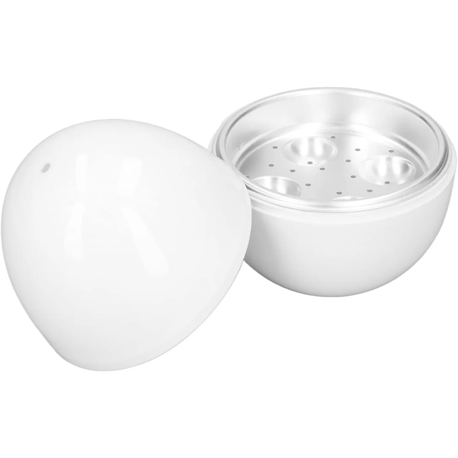 Hard Boiled Egg Cooker, 4 Egg Capacity  Egg Cooker for Hard Boiled Eggs, for Hard Boiled, Poached, Scrambled Eggs, Omelets, Stea