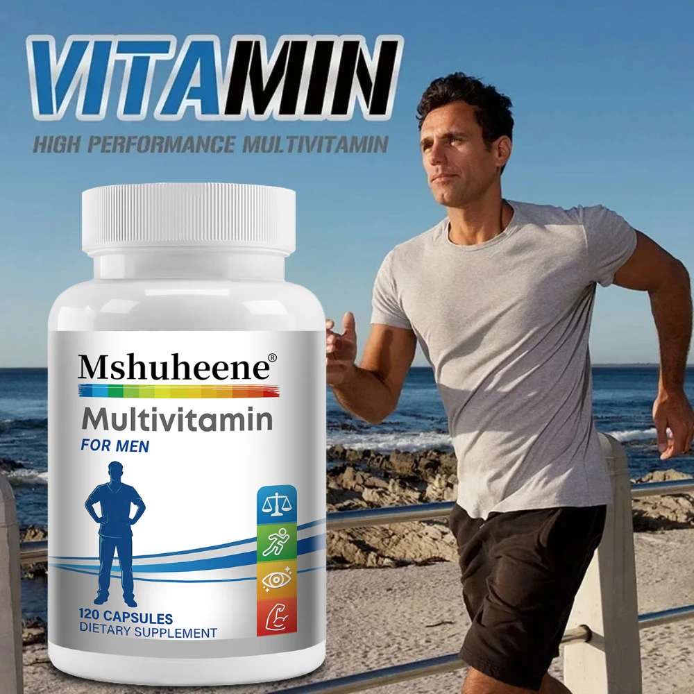Men's Multivitamin Supplement - High Potency Formula, for Brain, Eye & Heart Health, for Brain, Eye & Heart Health