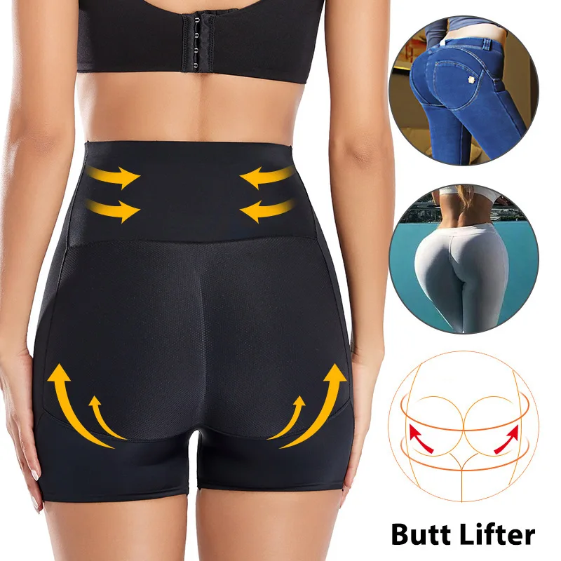 High Waist Fake Ass Panties Butt Lifter Padded Push Up Hip Enhancer Shapewear Body Shaper Shorts For Women Slimming Underwear