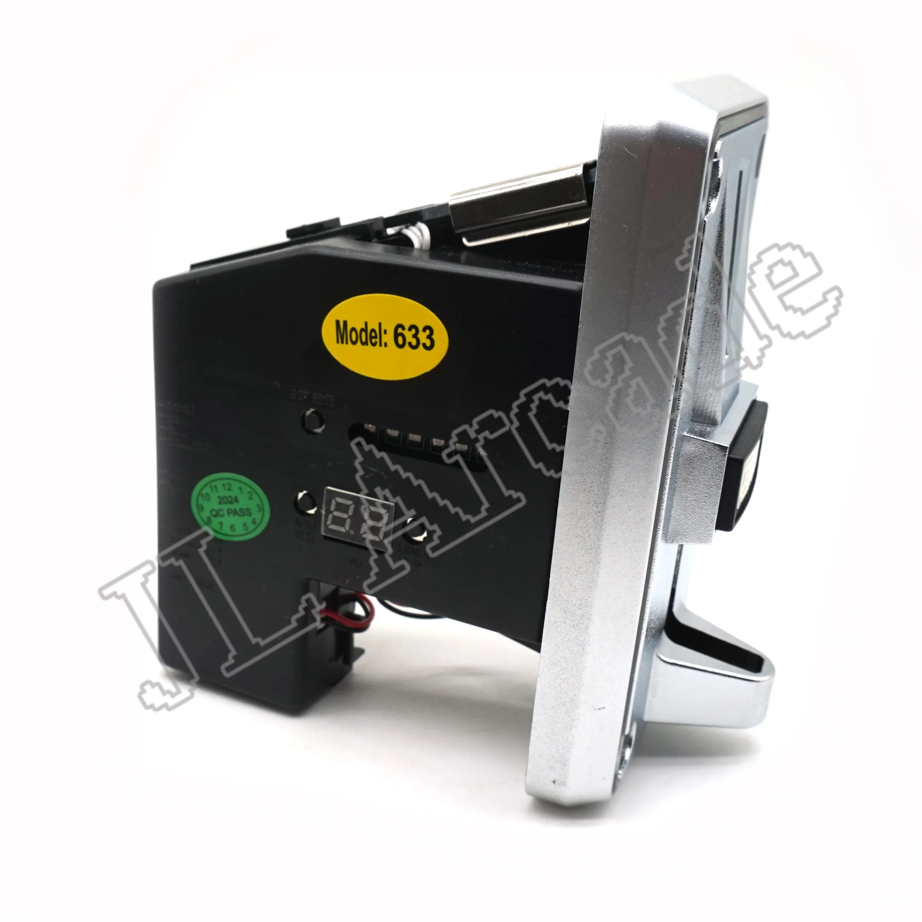 JY-633 Arcade Muilt Coin LED Coin Acceptor Coin Selector Plastic Electronic for Slot Vending Crane Machine Accessory