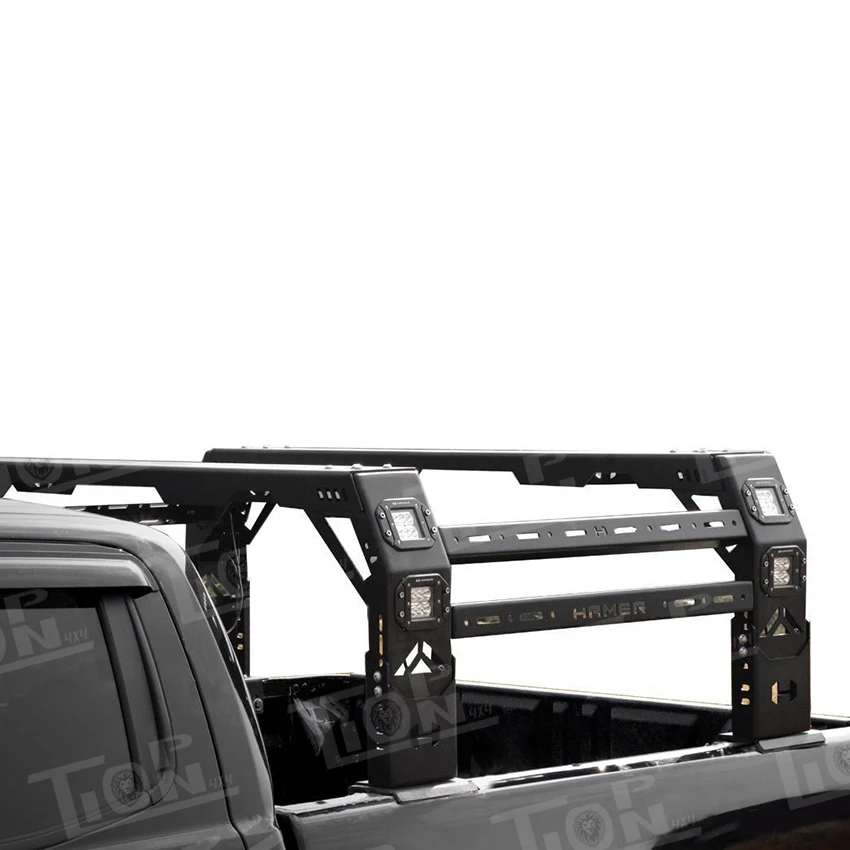 

Pickup Truck Bed Roll Bar With Light Sport Bar Roll Cage Exterior Accessories for Hilux Navara Triton L200 Dmax