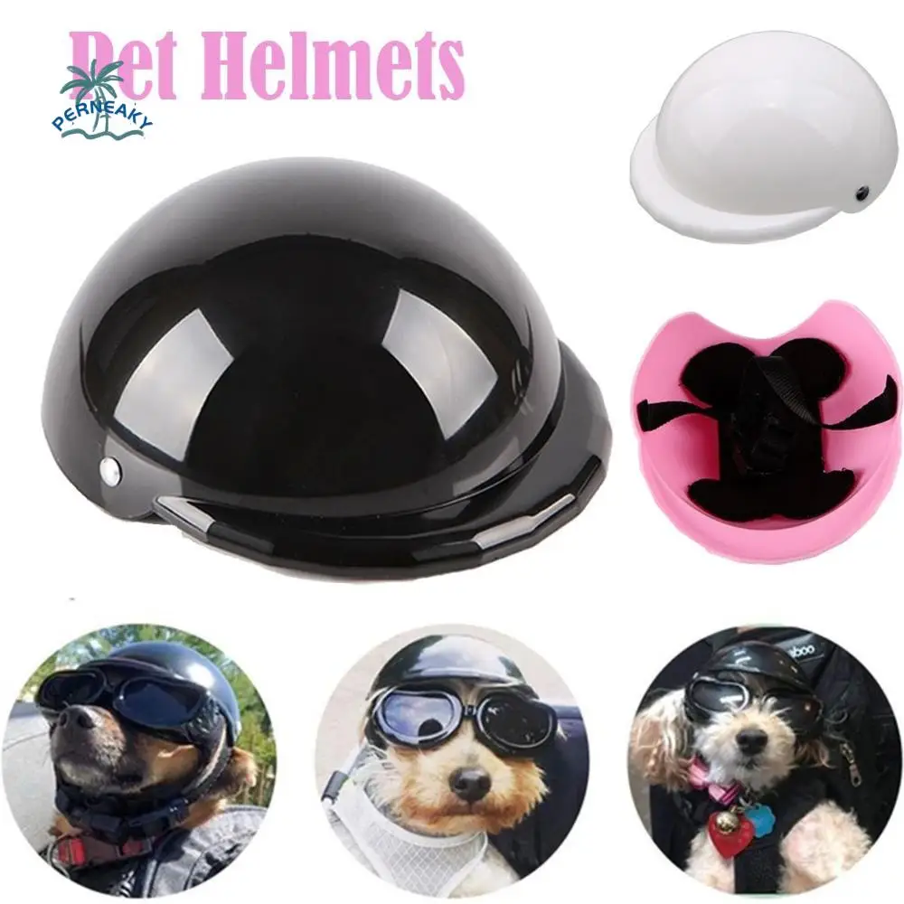 

Cool Protection Outdoor Motorcycles Ridding Cap Pet Supplies Dog Helmets Cat Hat