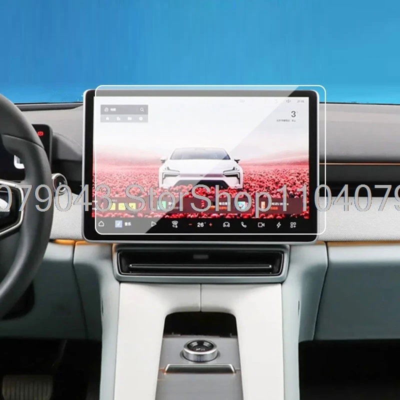 Tempered glass Screen Protector For Polestar 4  2023 2024 2025 15.4 inch Car radio GPS Navigation Displayscreen protective film