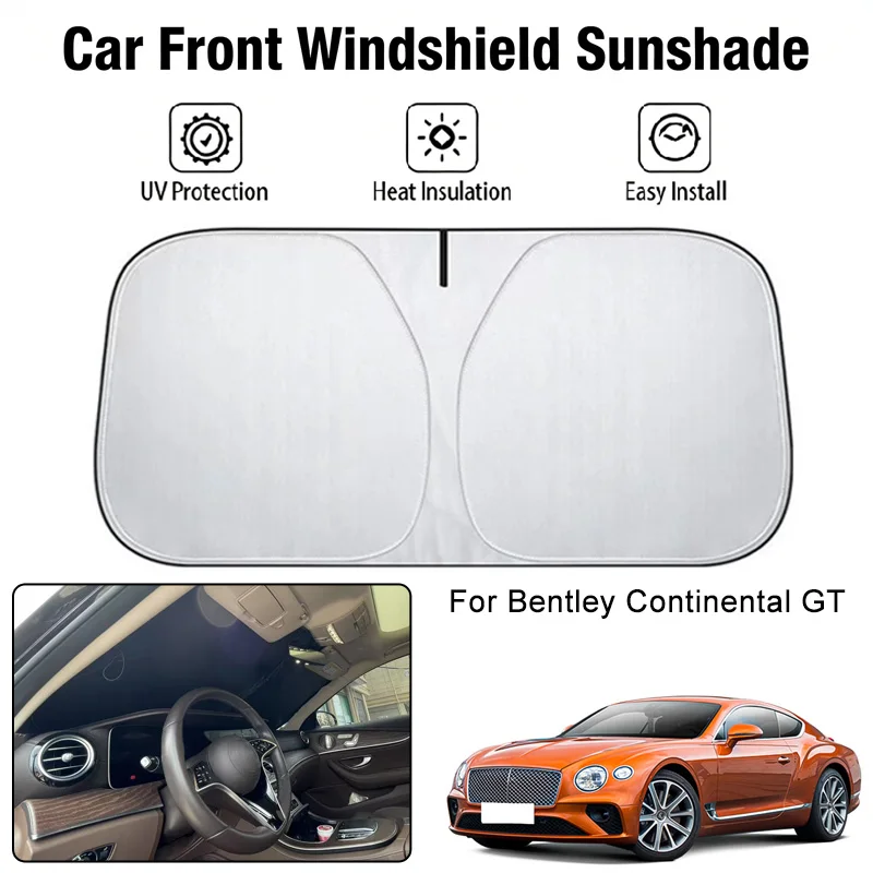 

Car Front Windshield Sunshade Cover For Bentley Continental GT UV Block Heat Insulation Auto Interior Accessories