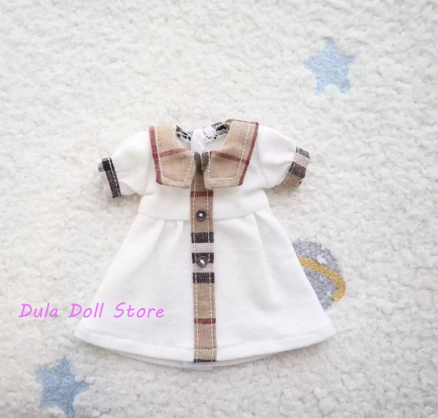 

2026 （Final inventory）Dula Doll Clothes Dress Plaid casual skirt Blythe Qbaby ob24 ob22 Azone 1/6 Doll