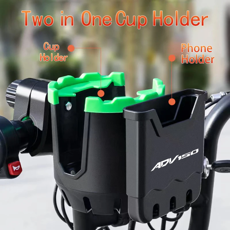 

Motorcycle Cup Holder Universal Drink Holder Bike Water Cup Bottle Holder Motorcycle Bike for Honda Africa Twin CRF1100L 1000L