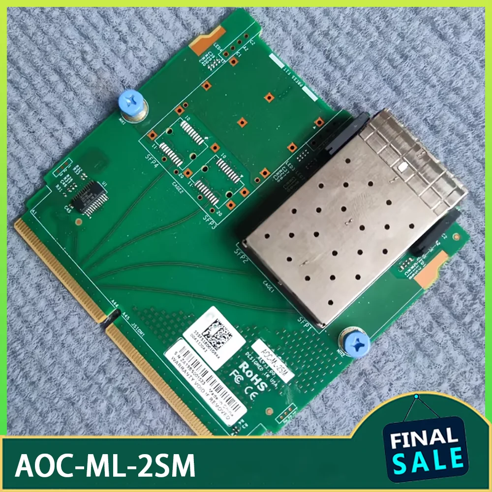 

Для двухпортовой 10-гигабитной сетевой карты Super-micico AOC-ML-2SM