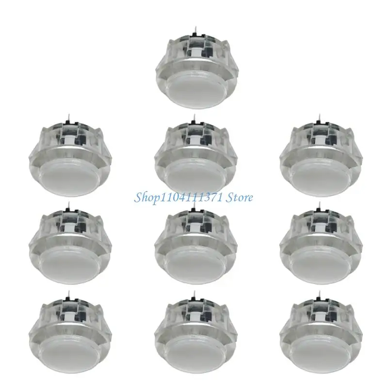 P9FC 10Pcs Arcade Push Button Game Start Resetting Switches for Arcade Video Game