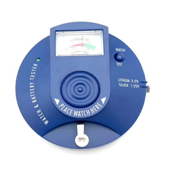 Trendquartz Quartz Movement Tester Circular Watch Battery Pulse Tester 1.5V 3V Button Cell Analyzer