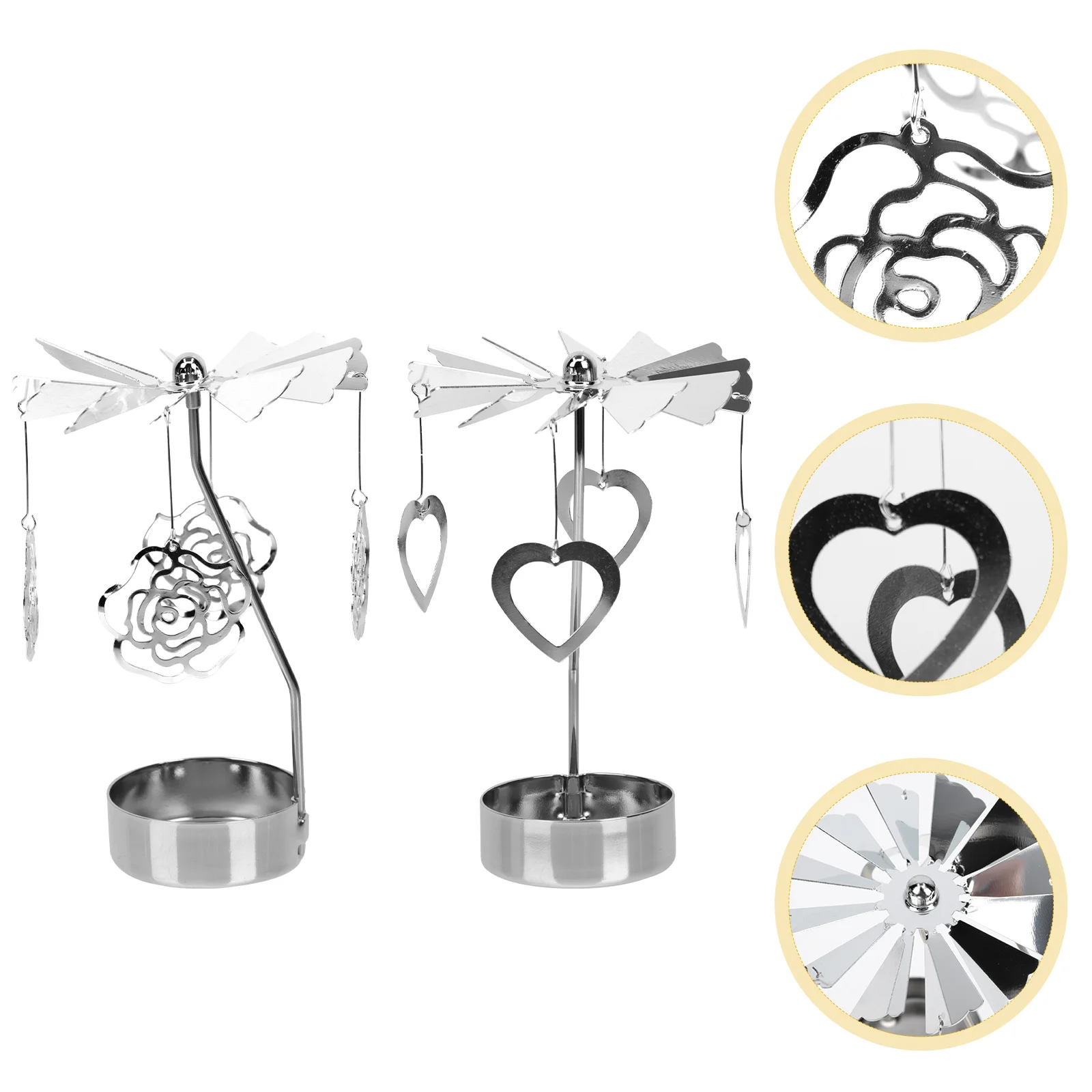 

Iron Candlestick Decorative Holder Sturdy Valentine Dinner Winter Party Coffee Table Centerpiece Elegant Metal Stand