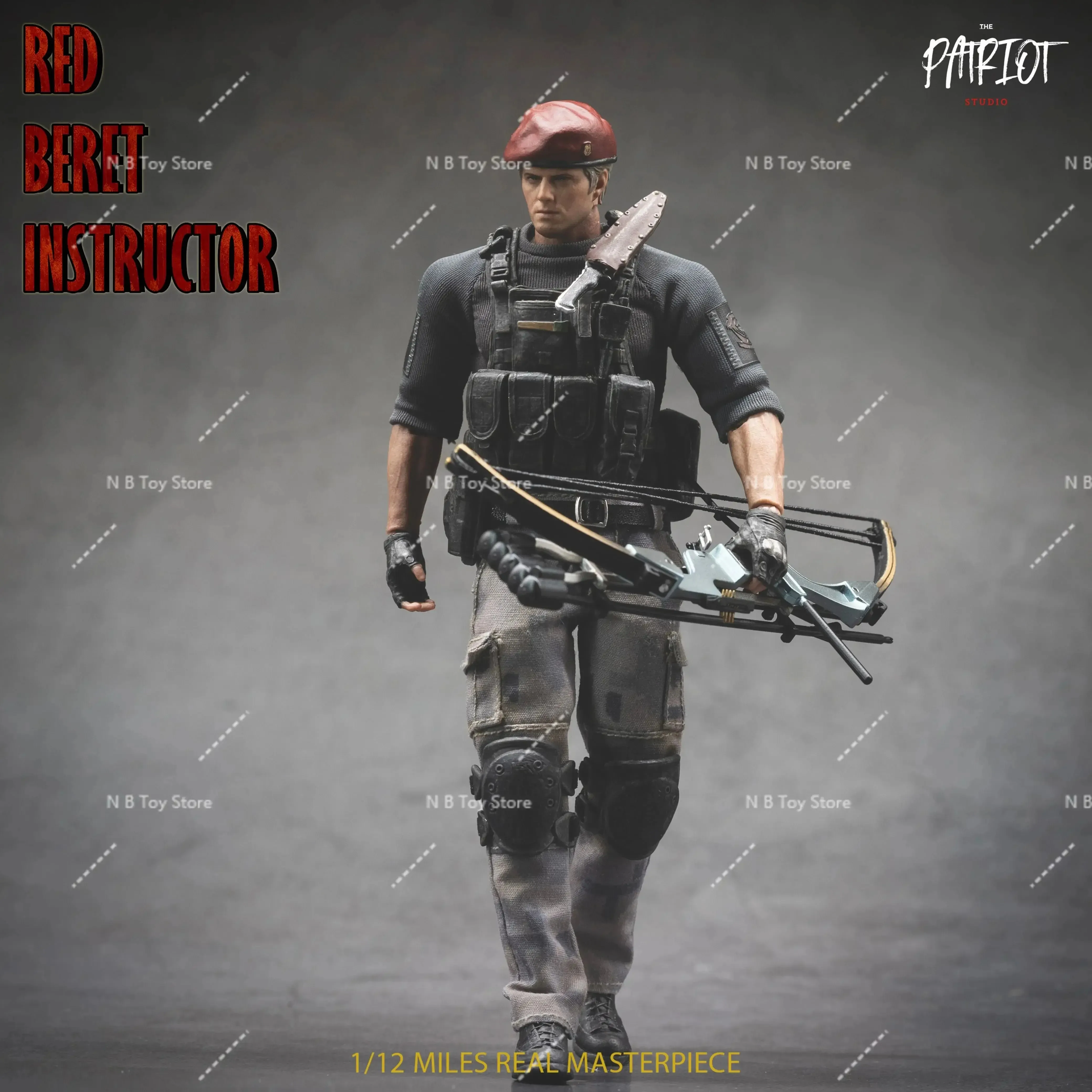 패트리어트 스튜디오 1/12 남자 군인 잭 강사 특수 부대 풀 세트 6 인치 액션 피겨 모델 컬렉션 완구
